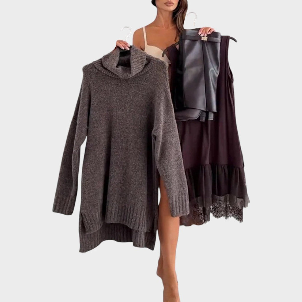 Tereza - Elegant Sweater and Dress Set