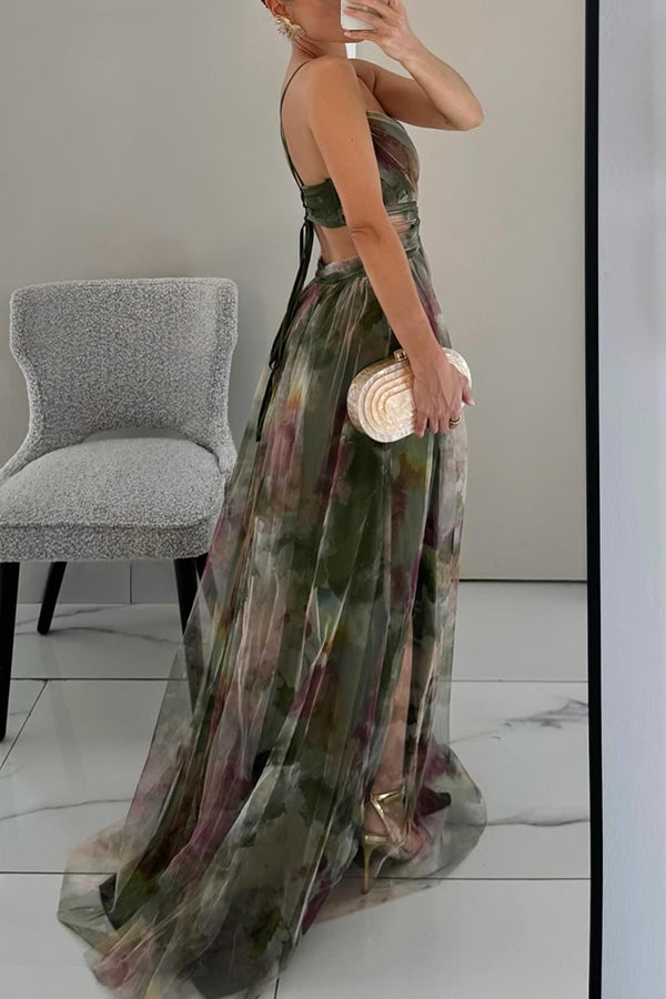 Margaret | Women’s Elegant Floral Maxi Dress