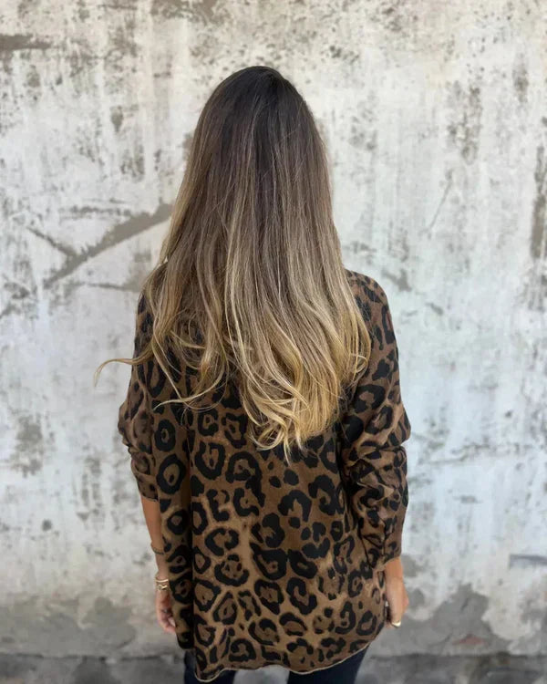 IRAVITHYN – LEOPARD PRINT SHIRT