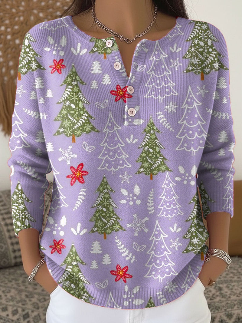 Nocchi | Christmas Sweater with Buttons