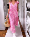 Glaiza | Vestido Maxi con Escote en V