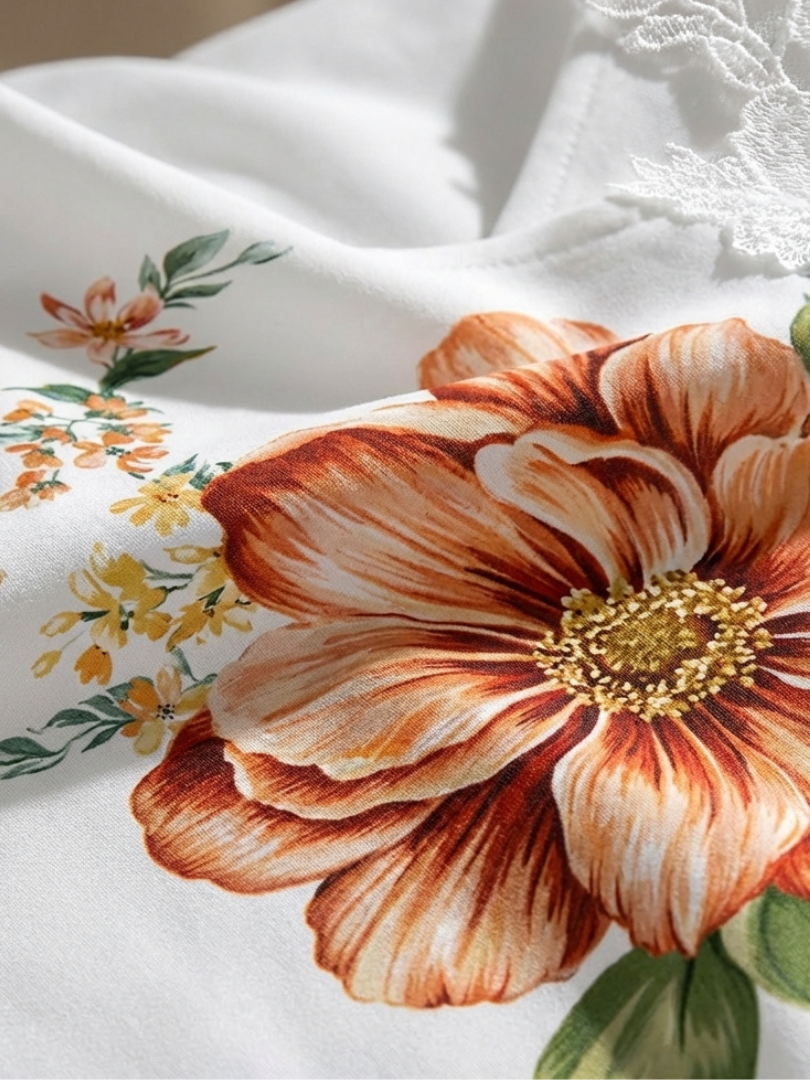 Camila | Vestido Maxi A-Line Floral sin Hombros