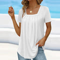 Brenda™ | Elegant Pleated Blouse