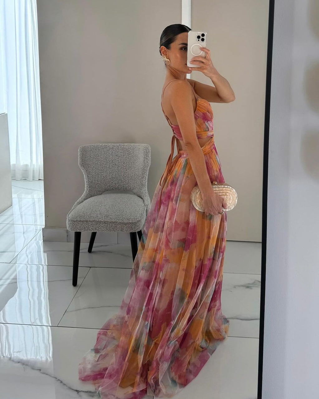 Margaret | Women’s Elegant Floral Maxi Dress