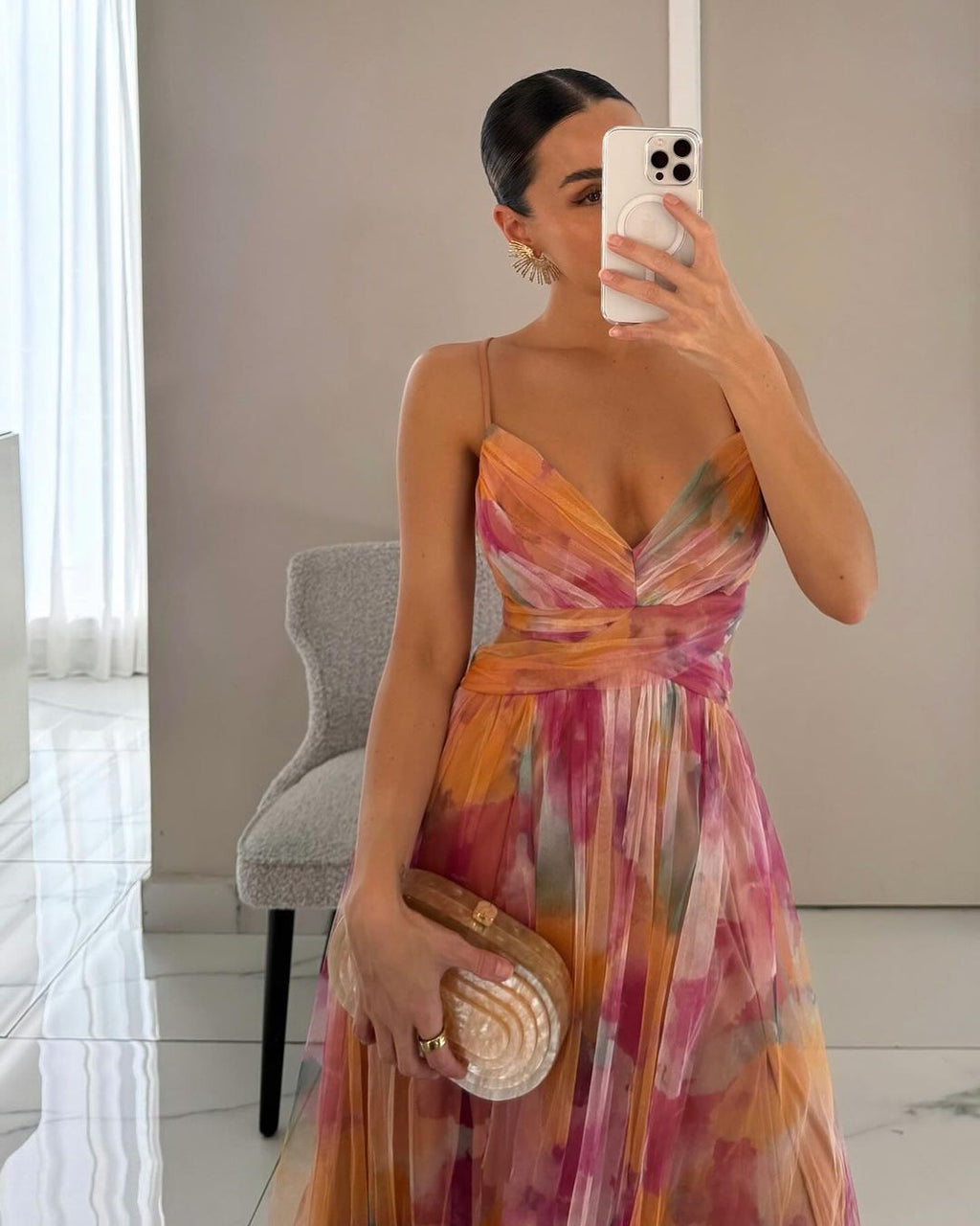 Eirith | Flowing Floral Maxi Dress