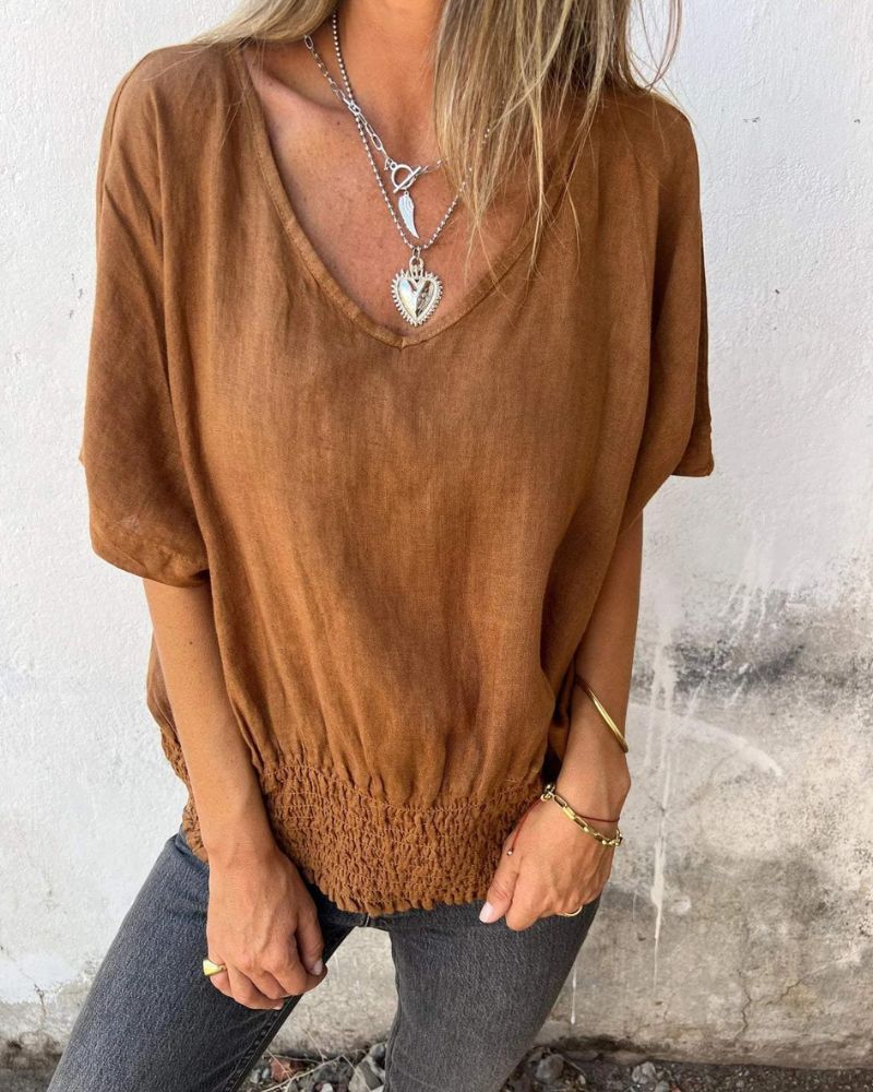 LENNOX – CLOSE CUT V NECK TEE