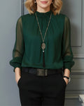 A Versatile Long-Sleeve Solid Shirt