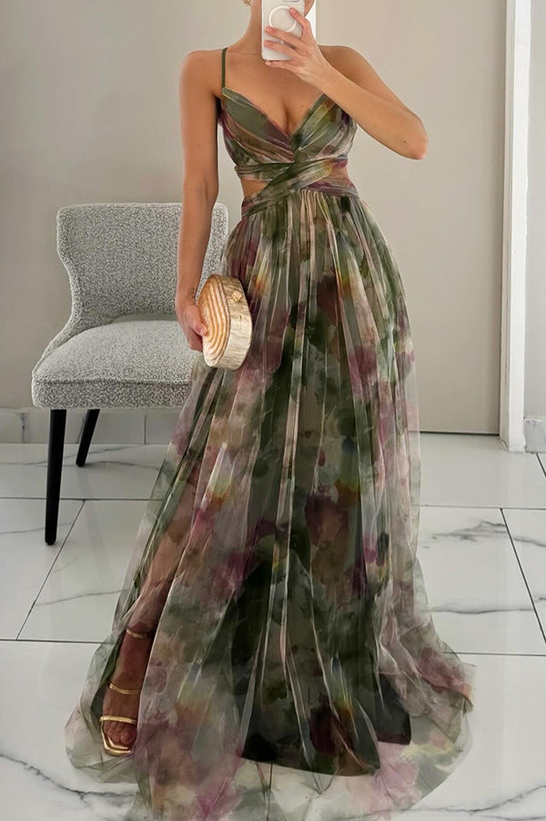 Margaret | Women’s Elegant Floral Maxi Dress