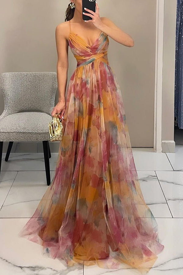 Margaret | Women’s Elegant Floral Maxi Dress