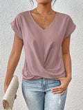 Eloise | V-neck Top with Knot Detail