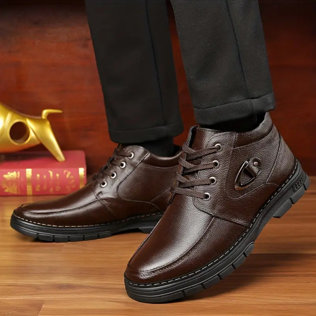 Amelia | Fleece Lined Leather Boots