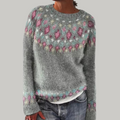 Candace - Patterned Knit Sweater