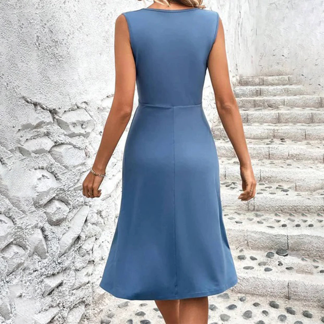 Gabriella | Women’s Floral V-Neck Midi Dress