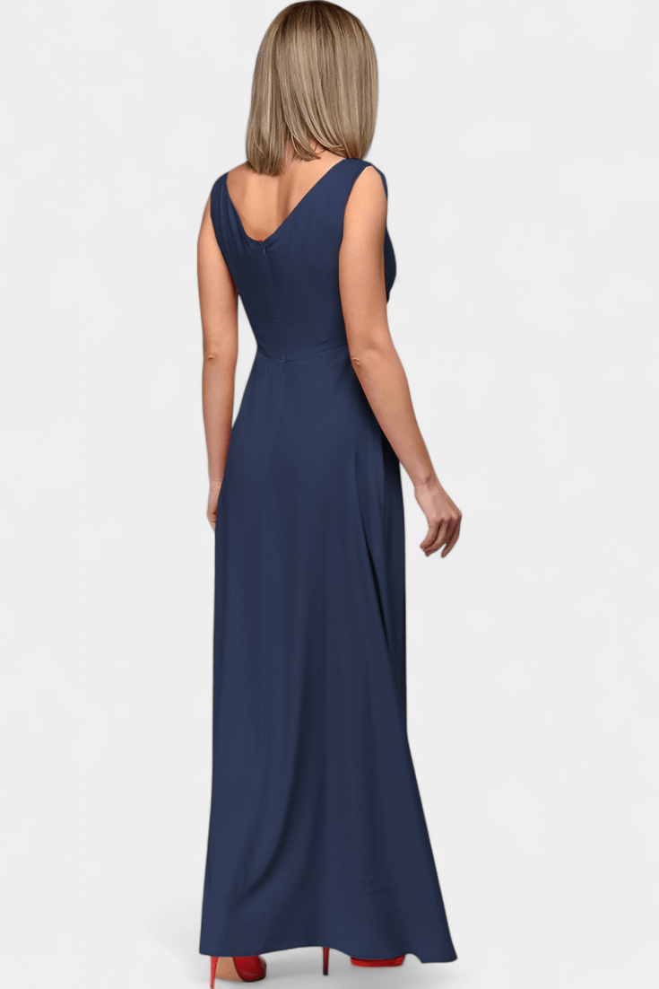 Gray | Draped Dress