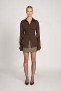 FREYA – TAILORED WRAP SHIRT