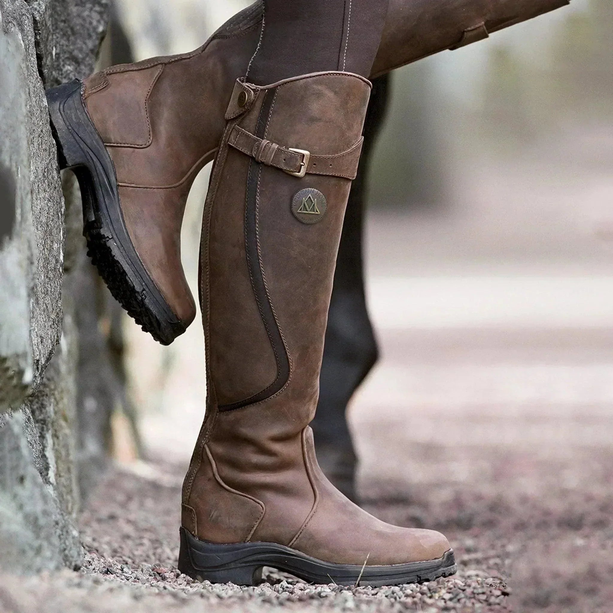 LAUREN | Waterproof Leather Riding Boots