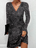 Eleanor | Women’s Elegant V-Neck Wrap Dress