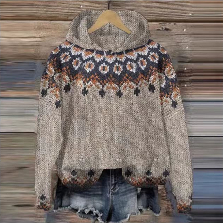 Karine - Ethnic Retro Hoodie