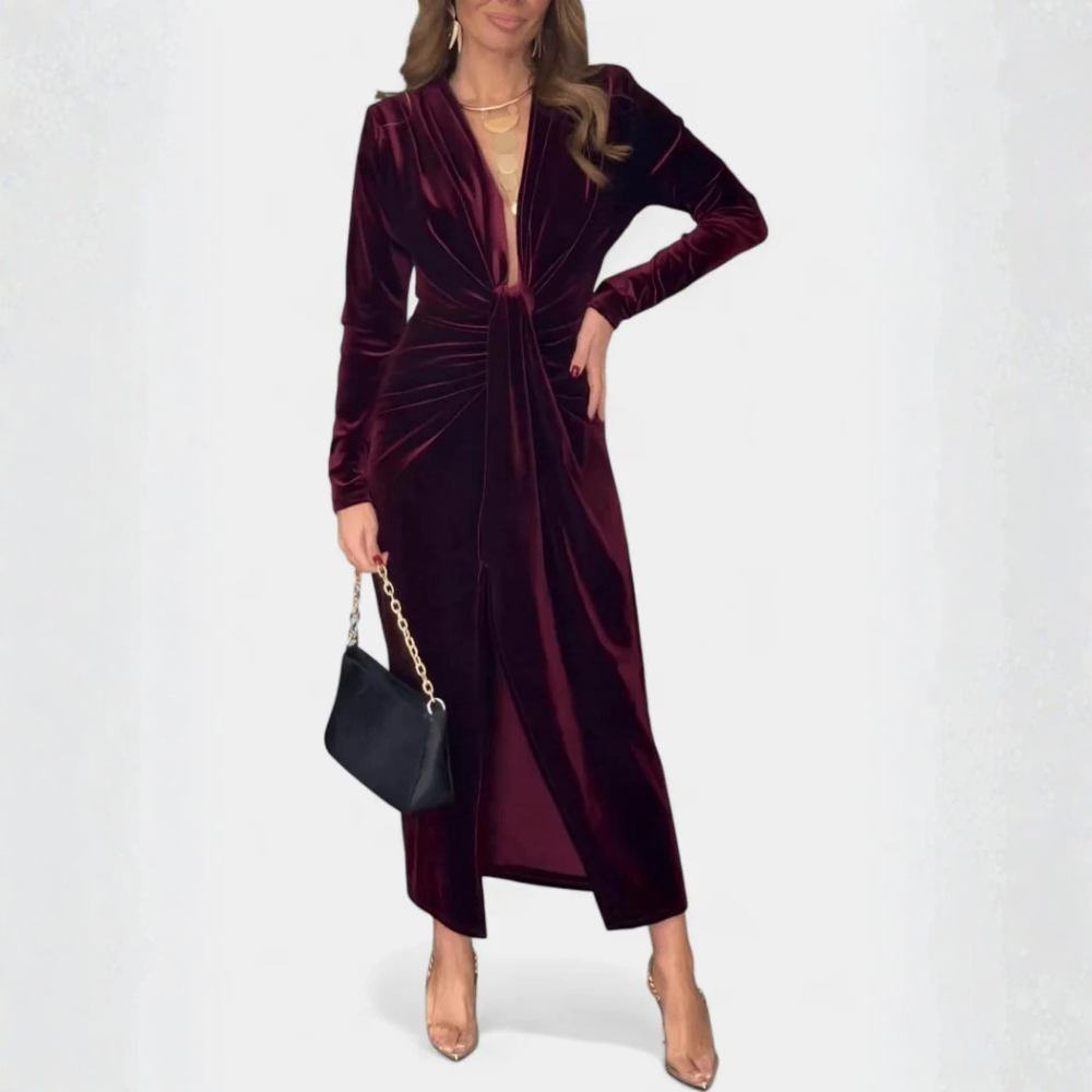 Luna | Velvet Dress
