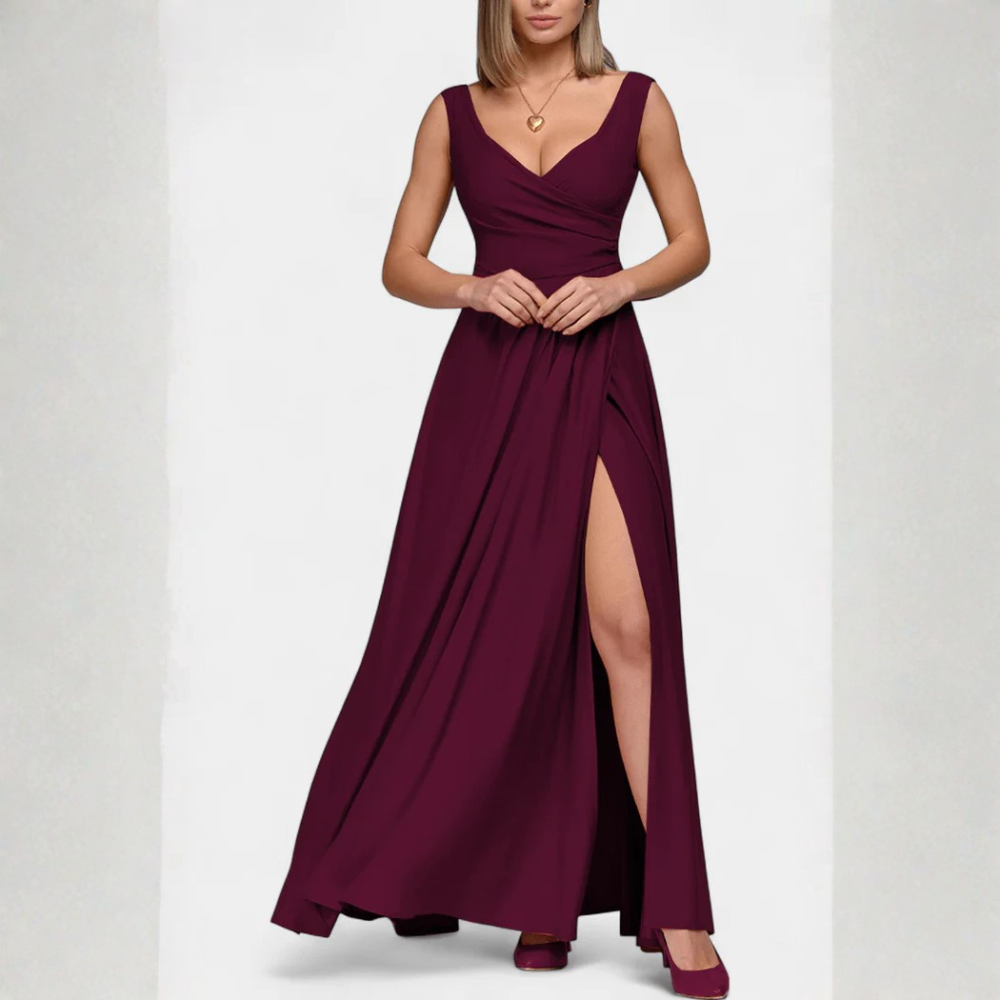 Gray | Draped Dress
