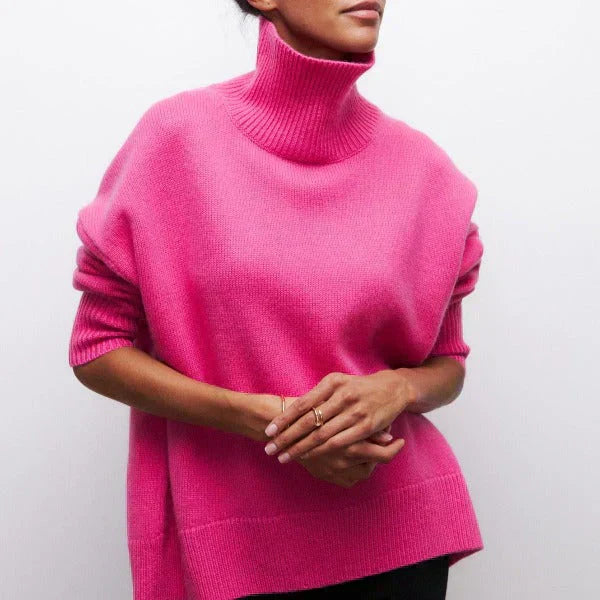 Amandine - Oversized Turtleneck Sweater