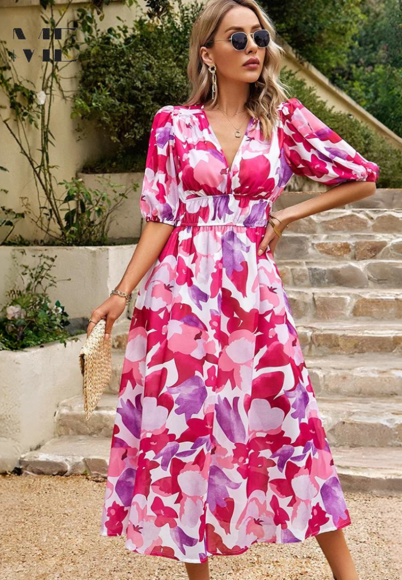 Chloe | Stylish Summer Floral Dress