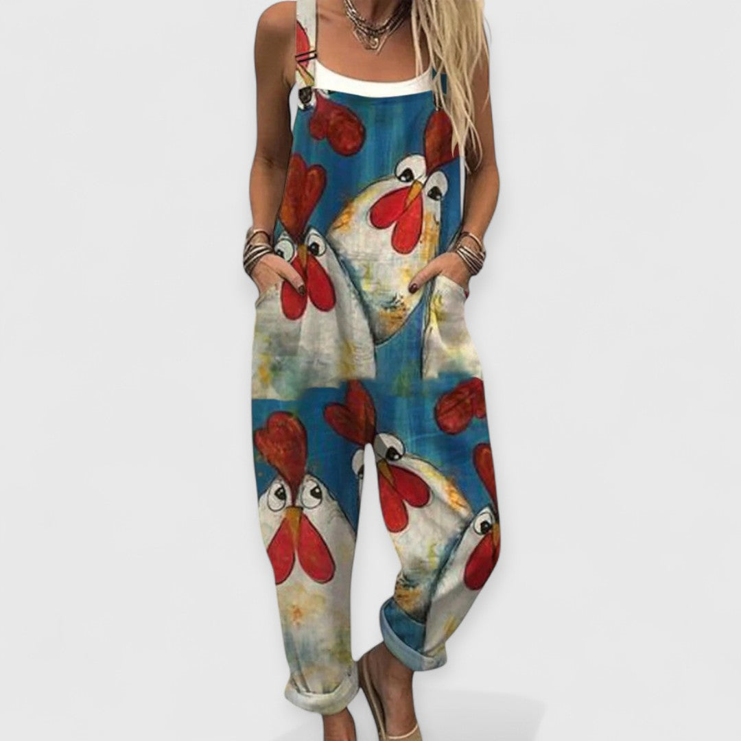 Alice™ | Mono Vintage de Pierna Ancha