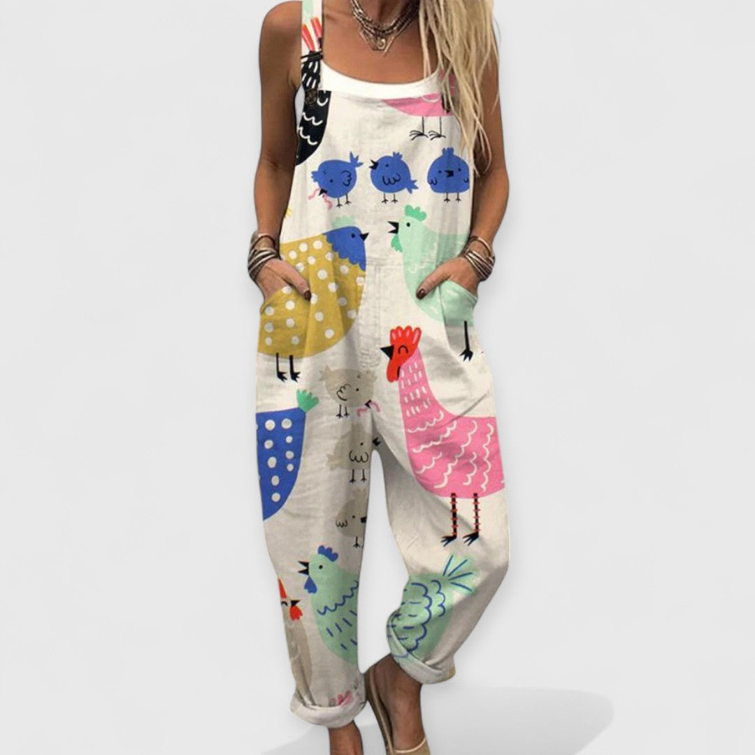Freya | Mono Vintage de Pierna Ancha