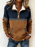 Halep | Comfortable Zip Sweater