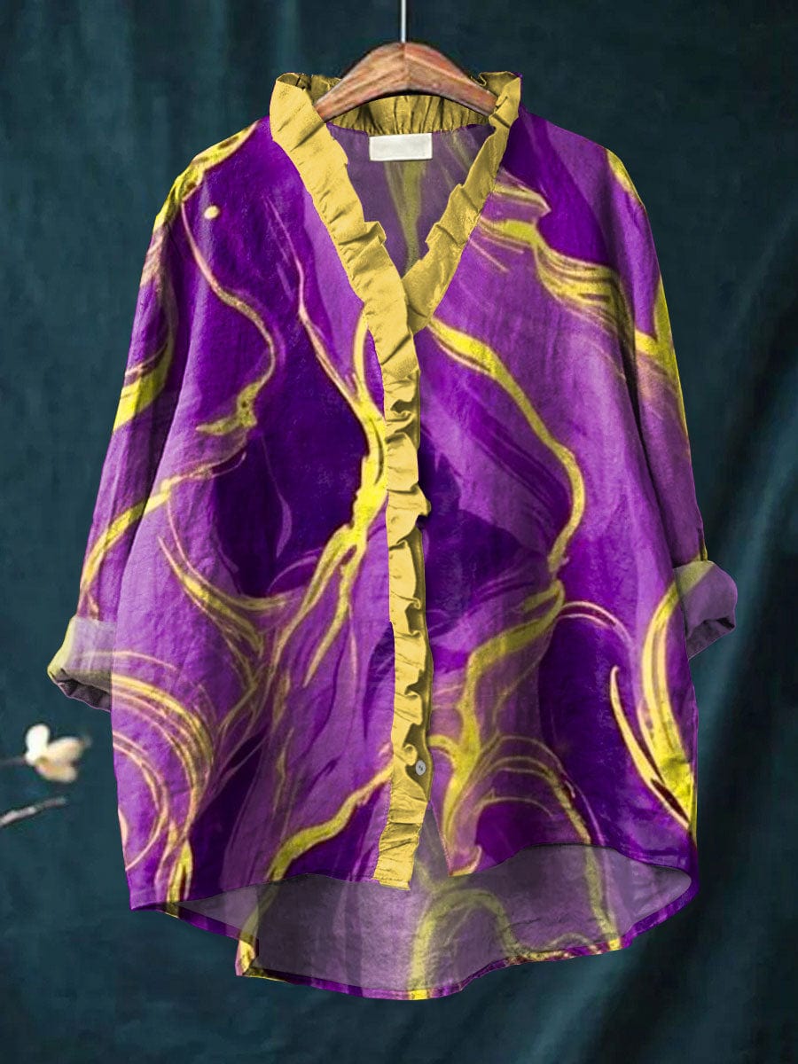 Bonnie - Spiral Print Blouse