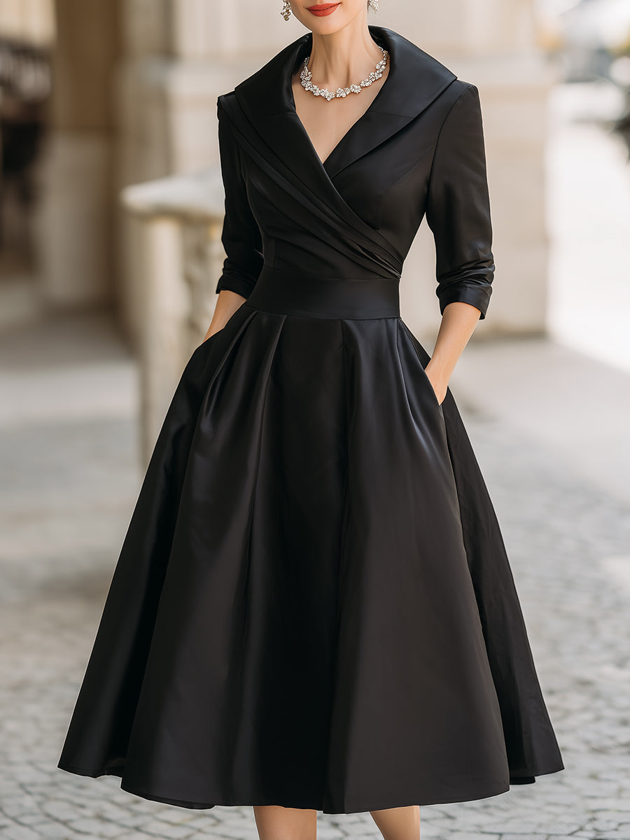 Tessa | Women’s Spring Classic Wrap Midi Dress