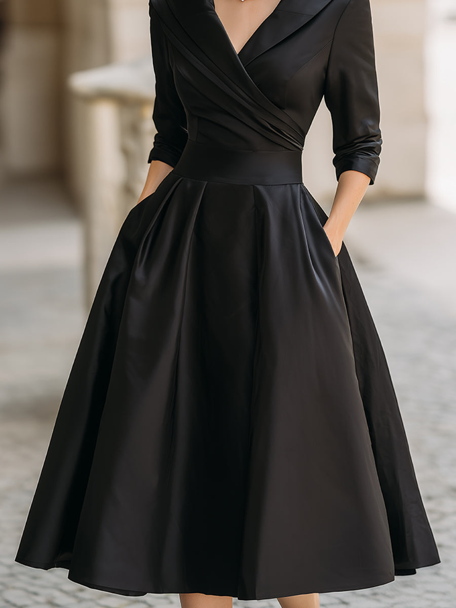Tessa | Women’s Spring Classic Wrap Midi Dress