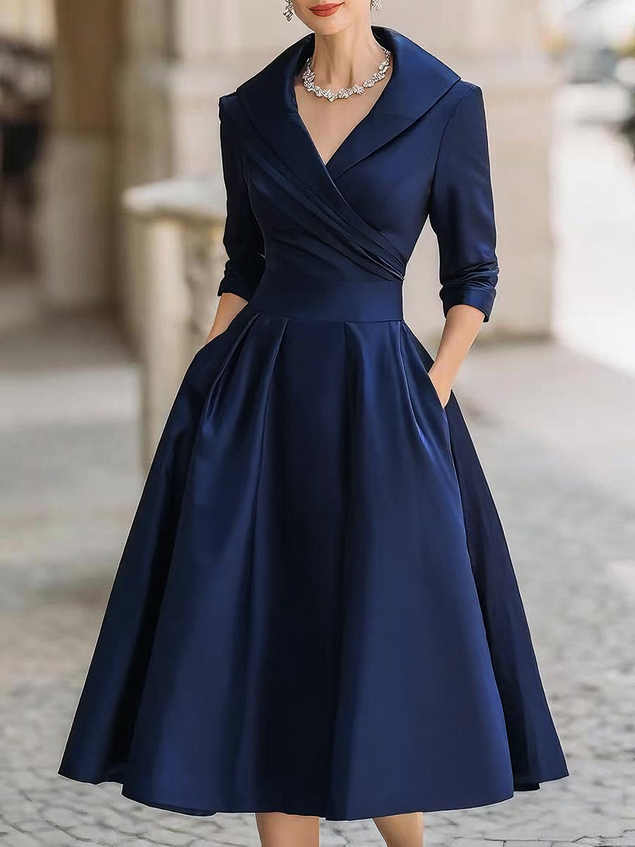 Tessa | Women’s Spring Classic Wrap Midi Dress