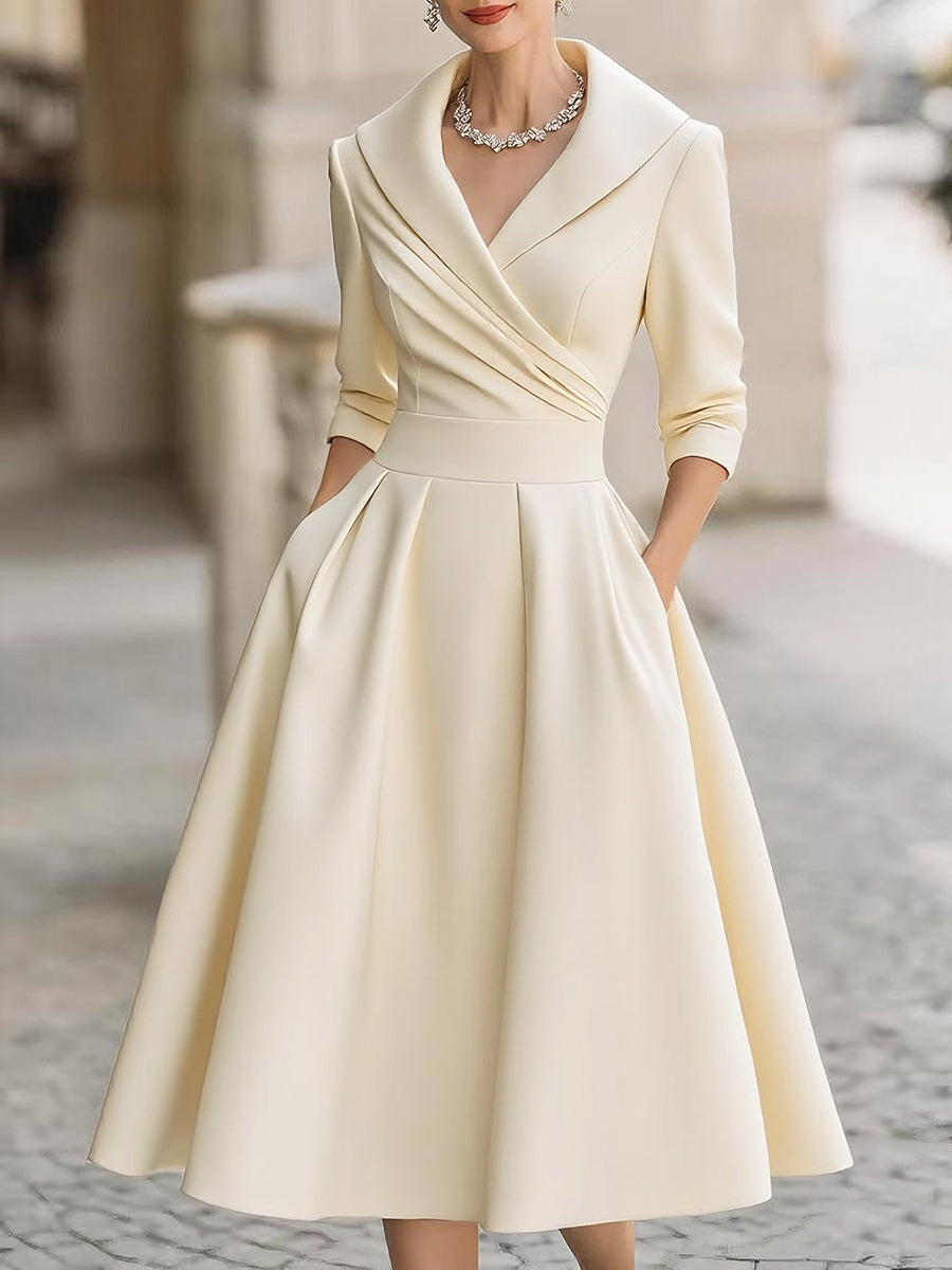Tessa | Women’s Spring Classic Wrap Midi Dress