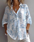 Leaf Print Shirt