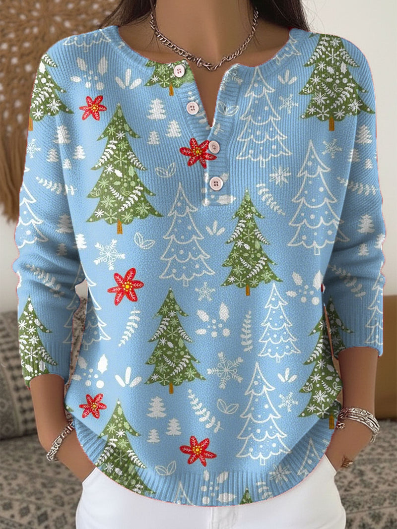 Nocchi | Christmas Sweater with Buttons