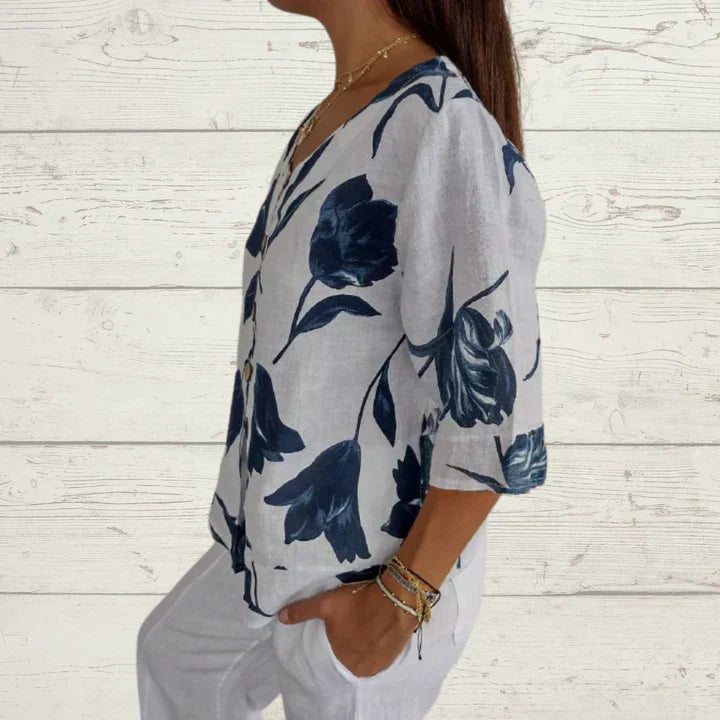 ZARIYA – PRINTED SPRING TUNIC FOR WOMEN