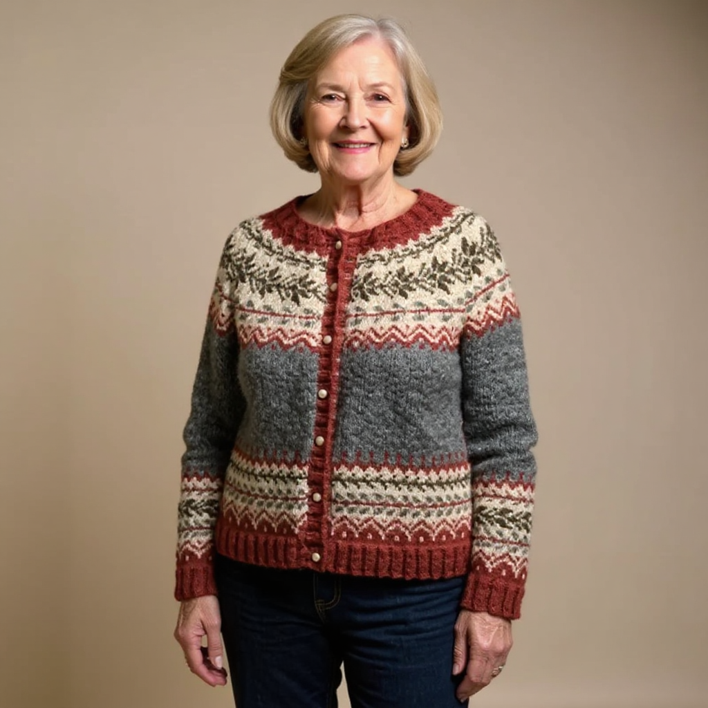 Atasha - Vintage  Icelandic Cardigan